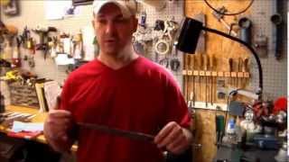 Nick Wheeler Hand sanding knives 101 [upl. by Horsey]