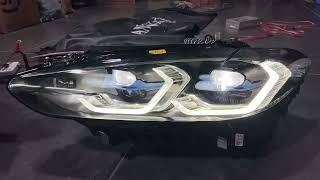 2022 BMW 4 Series M4 new laser headlight test results [upl. by Poucher493]