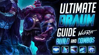 Wild Rift  BRAUM Guide  Build Combos Runes Tips and Tricks [upl. by Halac]