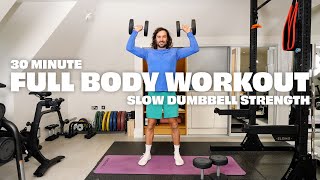 Full Body DUMBBELL STRENGTH Workout  Joe Wicks Workouts [upl. by Sairtemed440]