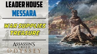 Leader House in Messara  War Supplies amp Treasure Location  AC ODYSSEY [upl. by Laertnom]