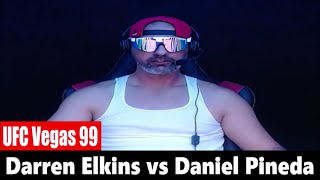 UFC Vegas 99 Darren Elkins vs Daniel Pineda PREDICTION [upl. by Ettezyl137]