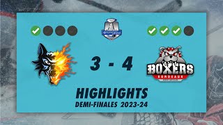 Brûleurs de Loups de Grenoble 34 Boxers de Bordeaux  Highlights  Synerglace Ligue Magnus 202324 [upl. by Eitsud]