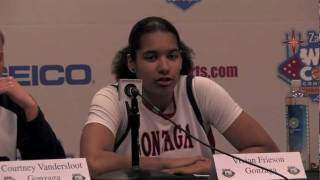 WCC WBB Semifinals Gonzaga Press Conference [upl. by Mad286]