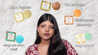 Earth Rhythm ALL Shampoo Bar Review  Different Bars for different Hair problems [upl. by Atekan]