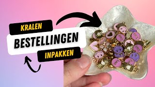 Kralen Bestellingen Inpakken Kijkje Achter de Schermen van een Kralenwebshop 12 [upl. by Laekim941]