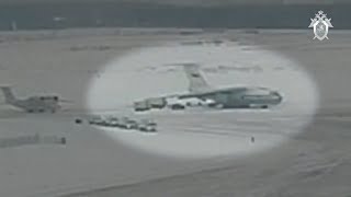 IL76 Shot Down Update Russian Video of quotPrisoners Boarding IL76quot is Heavily Edited and Cut [upl. by Yeliab]