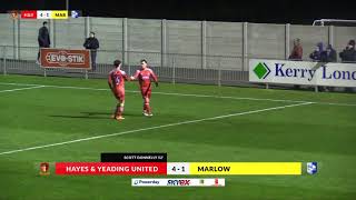 Hayes amp Yeading Utd v Marlow  HIGHLIGHTS  6th Feb 2018 [upl. by Demakis386]