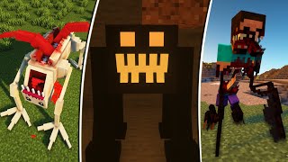 Top 10 Horror Mods Make Minecraft Scarier 2023 Forge [upl. by Nonad826]