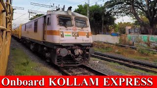 CHENNAI EGMORE  KOLLAM EXPRESS  Onboard Journey  CROSSINGS  Indian Railways [upl. by Avehs]