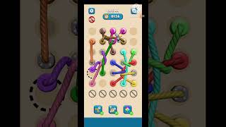 Very Tough level  Untwisting the rope new satisfying mobile gaming video viralvideo [upl. by Adnawad]