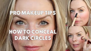 My pro makeup tips to conceal dark circles and tired eyes [upl. by Oab943]