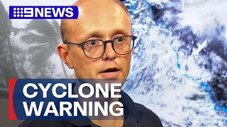 North Queensland braces for incoming tropical cyclone  9 News Australia [upl. by Ayaet942]