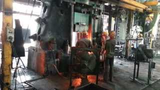 Vibration isolation of MPM  Huta forging hammers [upl. by Eesac]