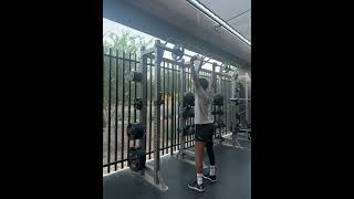 Barbell overhead press [upl. by Leduar]