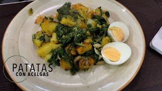 Patatas con acelgas Santo Espíritu del Monte Gilet Valencia [upl. by Alegre]