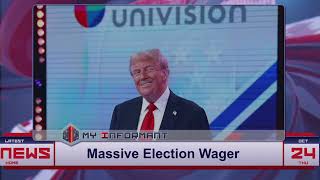 French Trader Bets 45 Million on Trump Winning Election shorts [upl. by Assenahs]