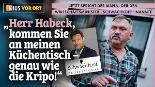 Exklusiv Das VideoInterview mit dem Mann der Habeck quotSchwachkopfquot nannte [upl. by Braca500]