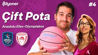 🏀 PEMBE TOP SAHADA Anadolu Efes Olympiakos Karşısında  Can İşbakan  ÇP 4 [upl. by Daniella]