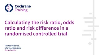 Calculating the risk ratio odds ratio and risk difference in a randomised controlled trial [upl. by Chadwick514]