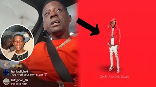 Boosie Responds To NBA YoungBoy Dssing Him amp Bleek In Leaked Song amp Mentioning His Son Tootie [upl. by Arretal23]