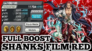 FULL BOOST SHANKS FILM RED GAMEPLAY [upl. by Eltsyrhc250]