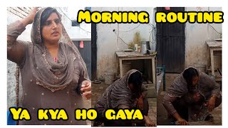 morning routineya kya ho gaya yateem larki vlog [upl. by Martreb]