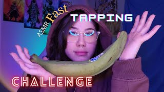 ASMR FAST amp Aggressive Tapping Challenge⚡️Hifi 🔊 [upl. by Ahsinnek]