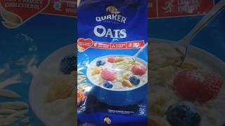 Quaker Oats  Quaker Oats recipe  How to make oats with milk  milk oats recipe for weight loss [upl. by Avilla996]