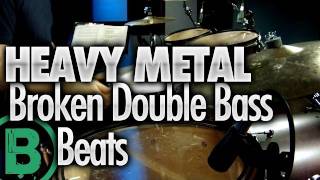 Heavy Metal Drum Beats  Double Pedal  Beginner Drum Lessons [upl. by Savanna995]