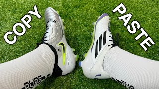 THEYRE EXACTLY THE SAME  Adidas Messi F50 Elite vs Nike Tiempo Legend 10 Elite [upl. by Ahsikad]