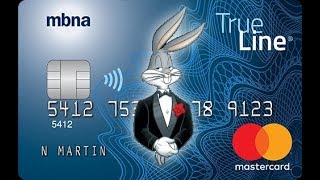 MBNA TrueLine Review  Your Emergency Fund Credit Card [upl. by Luebke39]