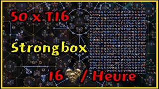 50 Map T16 x Strongbox  Stratégie de farm et guide POE 325 Settlers [upl. by Irrok]