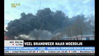 Beelden brand Moerdijk RTL7 [upl. by Yllop953]