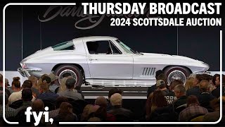 2024 SCOTTSDALE THURSDAY BROADCAST  Thursday January 25  BARRETTJACKSON 2024 AUCTION [upl. by Natanhoj]