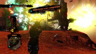 Red Faction Guerrilla ReMarstered  XB1X gameplay 2 4K [upl. by Neelahs]