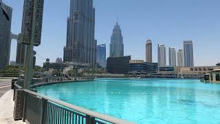 4K Burj Park Down town Dubai Walking Tour [upl. by Plafker]