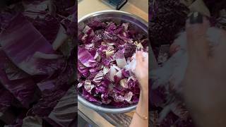 Making PURPLE FRUIT KIMCHI 💜 with hachiya persimmon 🧡 [upl. by Mal]