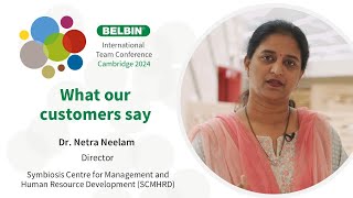 Belbin What our customers say  Dr Netra Neelam Director SCMHRD [upl. by Asseram]