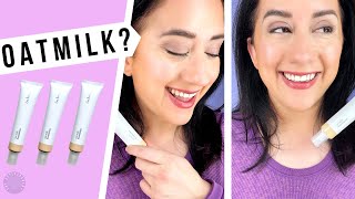 My Honest Review of the ERE PEREZ Oat Milk FOUNDATION is Here Demo Swatch Buy or Pass [upl. by Roose]