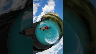 GoPro  ElectricBlue Lake in Banff 🎬 Kyle Wicks Shorts Canada [upl. by Zadack]