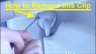 201721 Honda CRV Visor Removal amp Replacement [upl. by Nwahs]