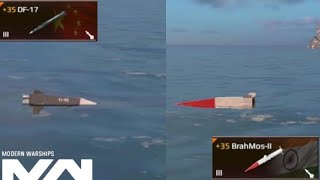 Modern Warship Df17 vs Brahmos II Comparison Which One is Better [upl. by Otanod633]