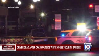 Speeding driver dies after crash outside White House [upl. by Wieche]