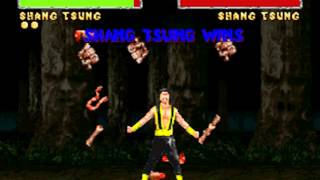 Mortal Kombat 2  SNES  Shang Tsung  Fatality 1 [upl. by Seve]