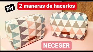 Neceser para maquillaje  2 modelos de neceser [upl. by Zumstein603]