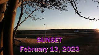 Sunsets WKen  MONDAY Sunset Time Lapse  021323 [upl. by Notsruht132]