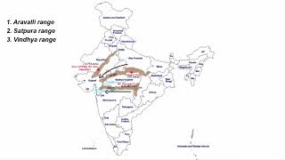 Peninsular Mountains of India  Aravalli Vindhya Satpura Western amp Eastern Ghats  UPSC Geography [upl. by Zendah]