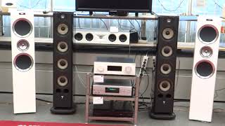 TA R 1000 E  Kef R900 Bluesrock sound test no copywright music [upl. by Duster894]