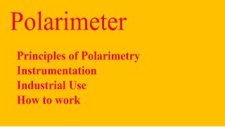 Polarimeter  Optical rotation  polarimeter experiment in hindi  Polarimeter kaise kam karta h [upl. by Moss]